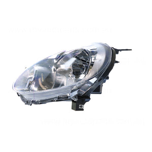 Halogen Head Lamp Passenger Side Certified Suits Nissan Micra K13 2010 to 2013