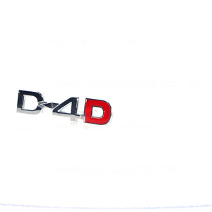 Emblem Genuine "D-4D" suits Toyota Hilux 2005 to 2015