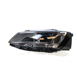 Halogen Manual Adjust Head Lamp Passenger Side Certified Suits Volkswagen Jetta 1B 2011 to 2017