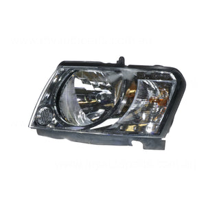 Head Lamp Passenger Side Genuine Suits Nissan Patrol GU/Y61 1997 to 2016
