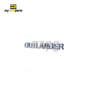 Tail Gate Emblem Genuine Suits Mitsubishi Outlander ZJ 2012 to 2015