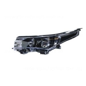 Halogen Head Lamp Passenger Side Certified Suits Toyota Corolla ZRE172R 2013 to 2016