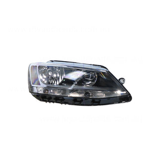 Halogen Manual Adjust Head Lamp Drivers Side Certified Suits Volkswagen Jetta 1B 2011 to 2017
