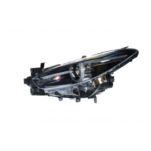 Head Lamp Passenger Side Genuine Suits Mazda 3 BN SP25 GT2016 to 2019