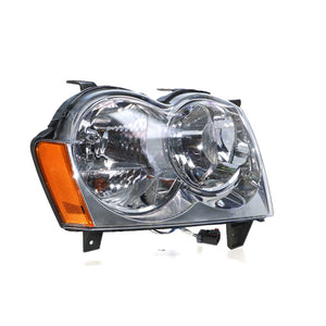 Halogen Manual Adjust Head Lamp Drivers Side OEM Suits Jeep Grand Cherokee WH 2005 to 2011
