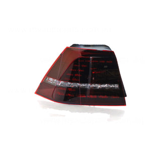 LED Tail Lamp Passenger Side OES Suits Volkswagen Golf R MK 7 4/2014 to 7/2017