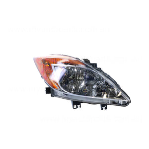 Halogen Manual Adjust Head Lamp Drivers Side Certified Suits Mazda BT50 UP 2011 to 2015