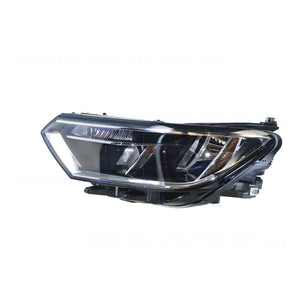 Halogen Head Lamp Passenger Side OEM Suits Volkswagen Passat B8 2015 to 2021