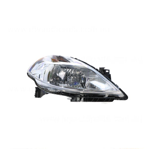 Halogen Head Lamp Drivers Side Genuine Suits Nissan Tiida C11 2/2006 to 11/2009
