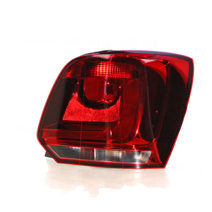 Tail Lamp Drivers Side Genuine Suits Volkswagen Polo 6R 2010 to 2014