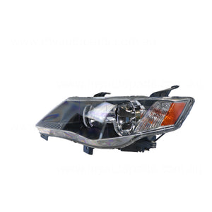 Halogen Head Lamp Passenger Side OEM Suits Mitsubishi Outlander ZG 2006 to 2007