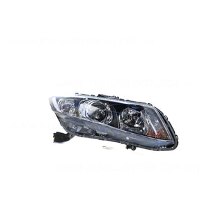 Halogen Manual Adjust Head Lamp Drivers Side OEM Suits Honda Civic FB 2012 to 2014