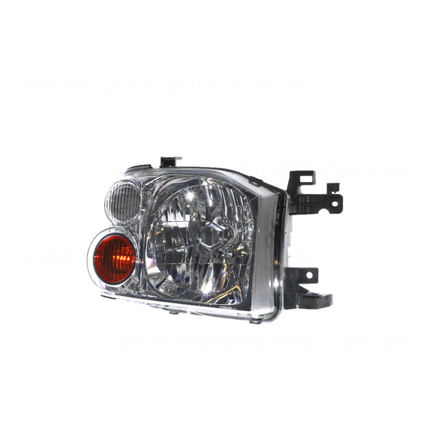 Halogen Head Lamp Drivers Side OEM Suits Nissan Navara D22 2001 to 2015