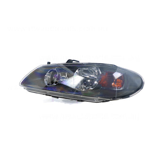 Grey Head Lamp Passenger Side Certified Suits Nissan Pulsar N16 9/2002 to 1/2006
