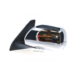 Chrome Door Mirror Passenger Side OEM Suits Toyota Prado 120 Series GXL/VX/Grande 2002 to 2009
