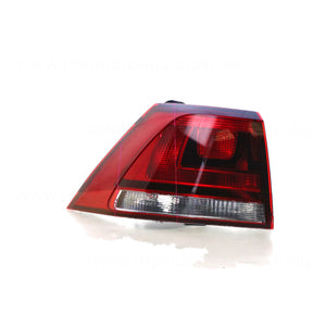 Tinted Tail Lamp Passenger Side Certified Suits Volkswagen Golf MK 7 2013 to 2017