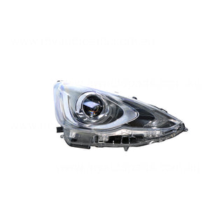 LED Head Lamp Drivers Side OEM Suits Toyota Prius-C NHP10R i-Tech2015 to 2017
