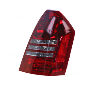 Black Red/Clear Tail Lamp Drivers Side Aftermarket Suits Chrysler 300C 300C 2005 to 2008