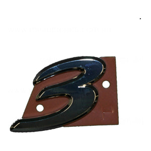 Tail Gate Emblem "3" Genuine suits Mazda 3 BL 2009 to 2013