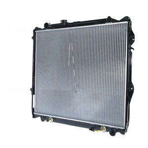 Radiator 38 / 38 mm Plastic Aluminium 575 x 638 x 26 mm Automatic 3.0 L 1KZ Aftermarket Suits Toyota Prado KZJ95R/RZJ95R/VZJ95R 1996 to 2002