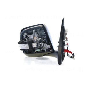 Door Mirror With Camera, Blind Spot & Indicator Drivers Side OEM suits Toyota Prado 150 Series 2017 On