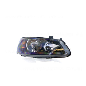 Black Head Lamp Drivers Side Certified Suits Nissan Pulsar N16 9/2002 to 1/2006