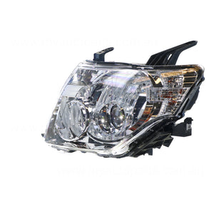Xenon Head Lamp Passenger Side OEM Suits Mitsubishi Pajero NW 2011 to 2014