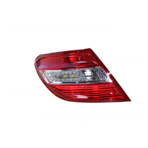 Tail Lamp Passenger Side Certified Suits Mercedes-Benz C Class W204 3/2010 to 4/2011
