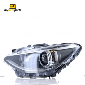 Certified Head Lamp Passenger Side suits BMW 1 Series F20 2012 to 2016