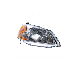 Head Lamp Drivers Side Certified Suits Honda Civic ES 2000 to 2002