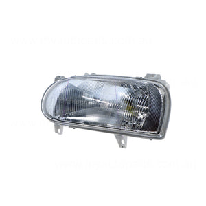 Head Lamp Passenger Side Certified Suits Volkswagen Golf MK 3 1994 to 1998