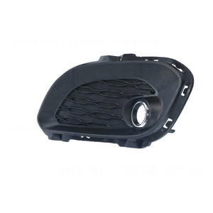 Front Bar Grille With Fog Light Mount Passenger Side OEM Suits Kia Rio UB 8/2011 to 10/2014