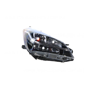 LED Head Lamp Drivers Side OEM Suits Toyota Yaris ZR NCP131 2014 to 2017