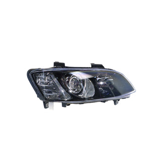 Black Projector Head Lamp Drivers Side Certified suits Holden Commodore VEII 9/2010 to 5/2013