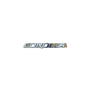 Boot lid Emblem "Corolla" Genuine suits Toyota Corolla