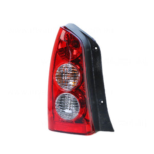 Black Red/Clear Tail Lamp Passenger Side Certified Suits Mazda Tribute CU 2000 to 2006