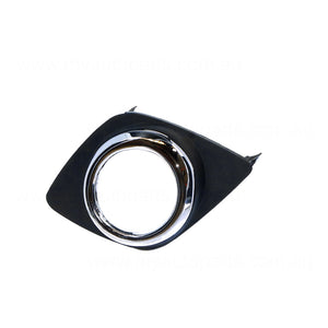 Front Bar Grille With Fog Light Mount Drivers Side Aftermarket Suits Toyota RAV4 8/2008 to 12/2012