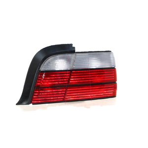 Black Red/Clear Tail Lamp Drivers Side Certified Suits BMW 3 Series E36 Coupe 1997 to 2000