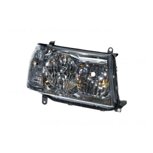 Head Lamp Drivers Side Certified Suits Toyota Landcruiser 100 Series 2005 to 2007