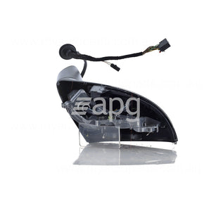 Black Door Mirror Drivers Side OEM Suits Volkswagen Touareg 7P 2015 to 2019
