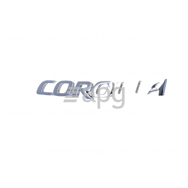 Boot lid Emblem OEM Suits Toyota Corolla ZRE172R 2013 to 2019