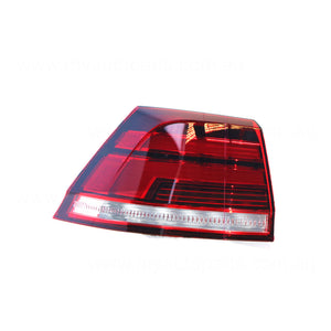 LED Tail Lamp Passenger Side OEM Suits Volkswagen Golf MK 7 Wagon 2017 On