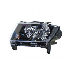 Bi-Xenon Head Lamp Passenger Side OEM Suits Jeep Grand Cherokee SRT-8 WK 2/2011 to 7/2013