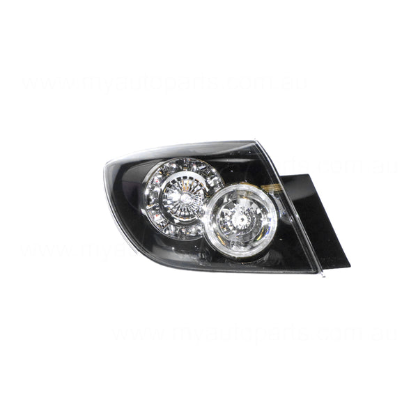 Black LED Tail Lamp Passenger Side OEM Suits Mazda 3 SP23/MPS BK Hatch 1/2004 to 2/2009