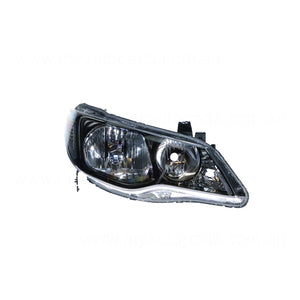Head Lamp Drivers Side Genuine Suits Honda Civic 8th Generation FD 2009 to 2012