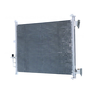 517 x 380 x 18 mm 8 mm Fin Without Drier A/C Condenser Aftermarket Suits Nissan Micra K13 2010 to 2016