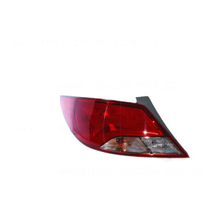 Tail Lamp Passenger Side OEM Suits Hyundai Accent RB 2013 to 2019