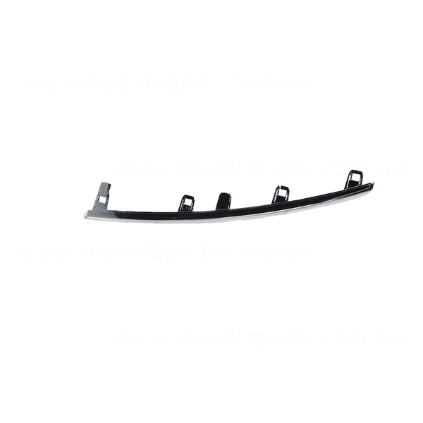 Chrome Upper Grille Mould Passenger Side OEM suits Toyota Corolla 4/2010 to 12/2013