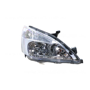 Head Lamp Drivers Side Aftermarket Suits Honda Accord CM 11/2002 to 5/2006