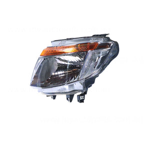Chrome Head Lamp Passenger Side Certified Suits Ford Ranger Wildtrak PX 2011 to 2015